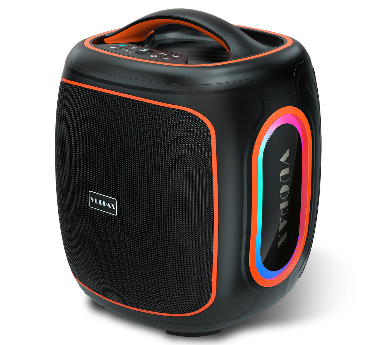 Portable Bluetooth Speaker Wireless,200W Peak Loud Super Deep Bass 6.5" Woofer Outdoor Speaker W/ 18000mAh 24H, BT5.4, IP65 Waterproof, RGB Lights, TWS,Party for Camping, Beach,Work,BBQ